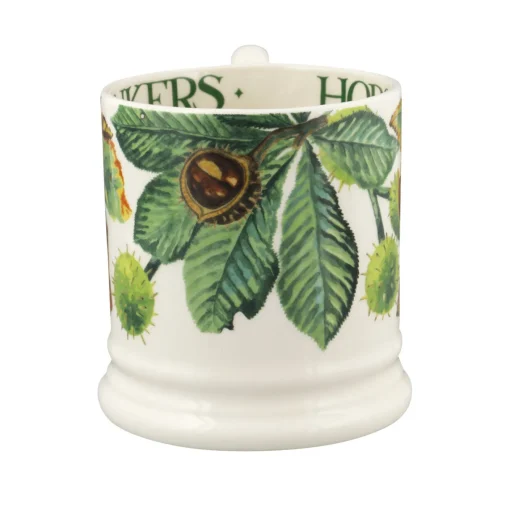 Emma Bridgewater Flowers & Garden-Tree & Leaves Horse Chestnut & Conker 1/2 Pint Mug