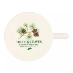 Emma Bridgewater Flowers & Garden-Tree & Leaves Scots Pine 1/2 Pint Mug