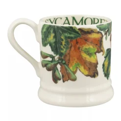 Emma Bridgewater Flowers & Garden-Tree & Leaves Sycamore 1/2 Pint Mug