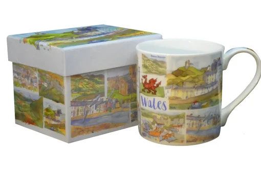 Emma Ball Tea|Great Britain-Wales Bone China Mug (Boxed)
