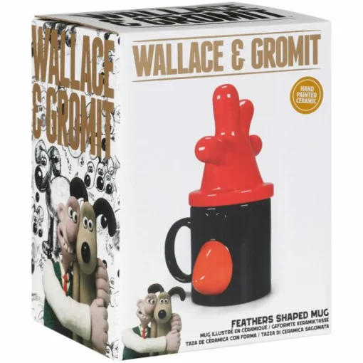Half Moon Bay Whimsical-Wallace & Gromit Feathers McGraw Ceramic Mug