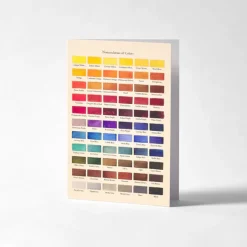 Roomytown Greeting Cards-Watercolour Swatches Greetings Card