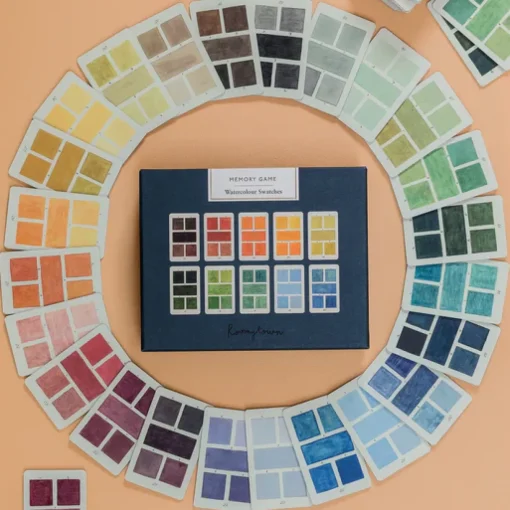 Roomytown Puzzles-Watercolour Swatches Memory Game