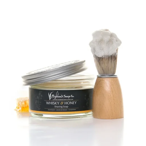 The Highland Soap Company Soaps & Lotions-Whisky & Honey Wash Bag & Shaving Kit