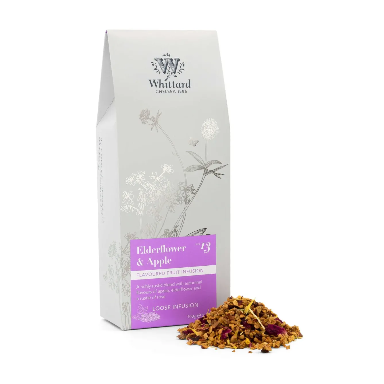Whittard of Chelsea Tea-Whittard Elderflower and Apple Loose Tea Pouch