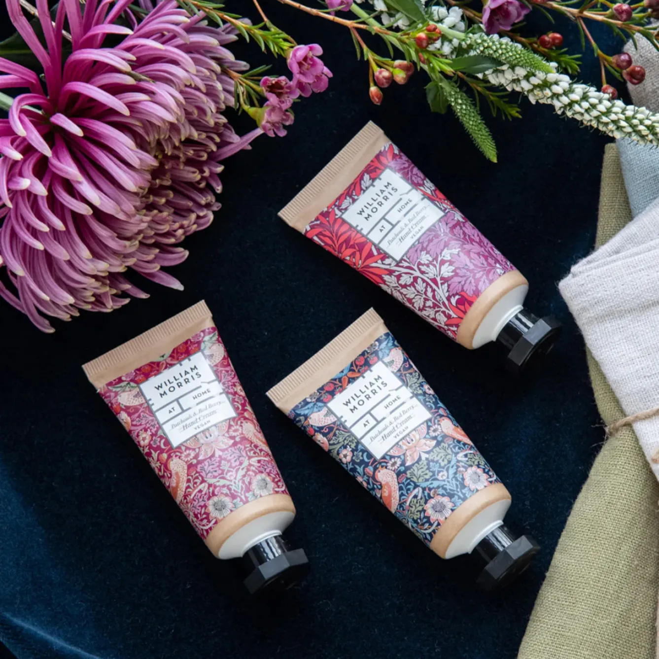William Morris Soaps & Lotions-Strawberry Thief Hand Cream Collection