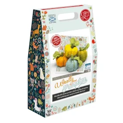 The Crafty Kit Co. Halloween|Crafts-Woolly Pumpkins Needle Felting Kit