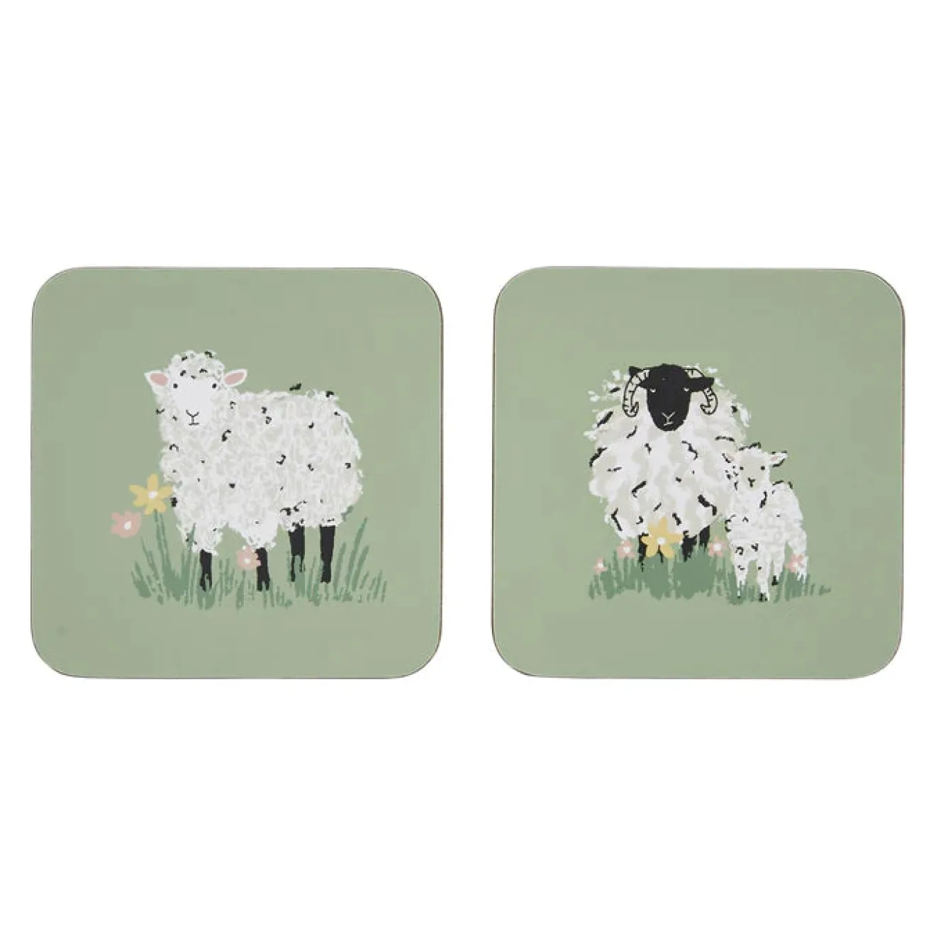 Ulster Weavers Coasters-Woolly Sheep Coasters - Set of 4