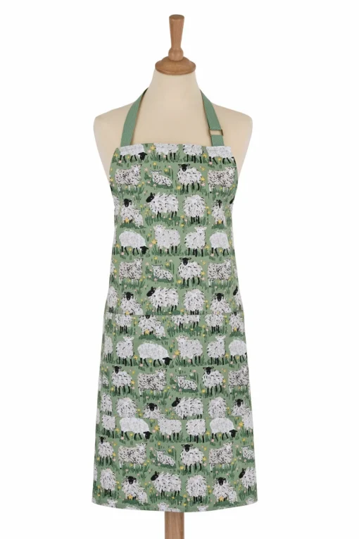 Ulster Weavers Aprons-Woolly Sheep Cotton Apron
