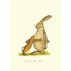 Two Bad Mice Greeting Cards-You're the Best Greetings Card