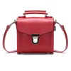 Zatchels Bags-Handmade Leather Sugarcube Plus Handbag - Red