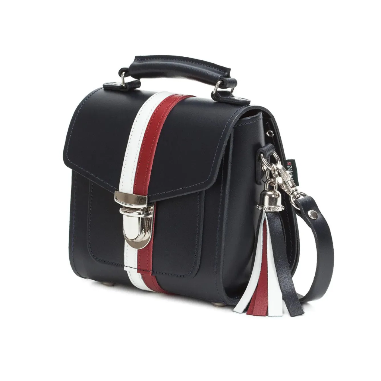 Zatchels Bags-Handmade Leather Sugarcube British Edit Plus Handbag