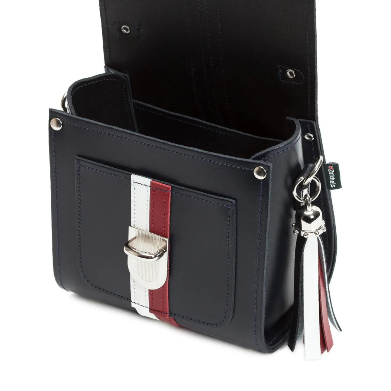 Zatchels Bags-Handmade Leather Sugarcube British Edit Plus Handbag